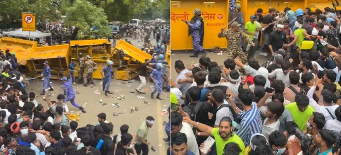Police Use Tear Gas, Lathi Charge to Stop March on Parliament by CJP