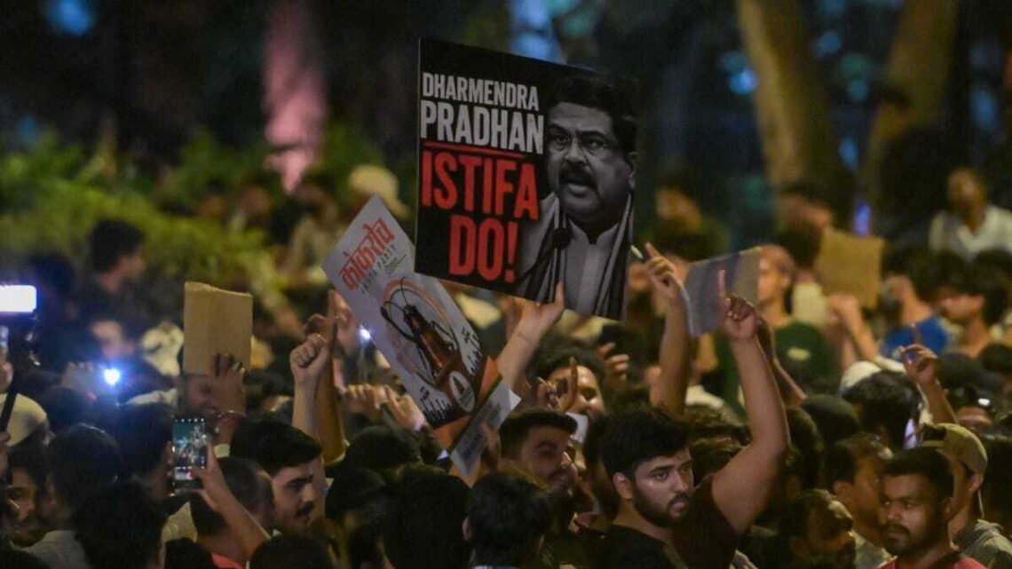 Education Minister Dharmendra Pradhan Resigns Amid Massive Protests Over NEET Paper Leak