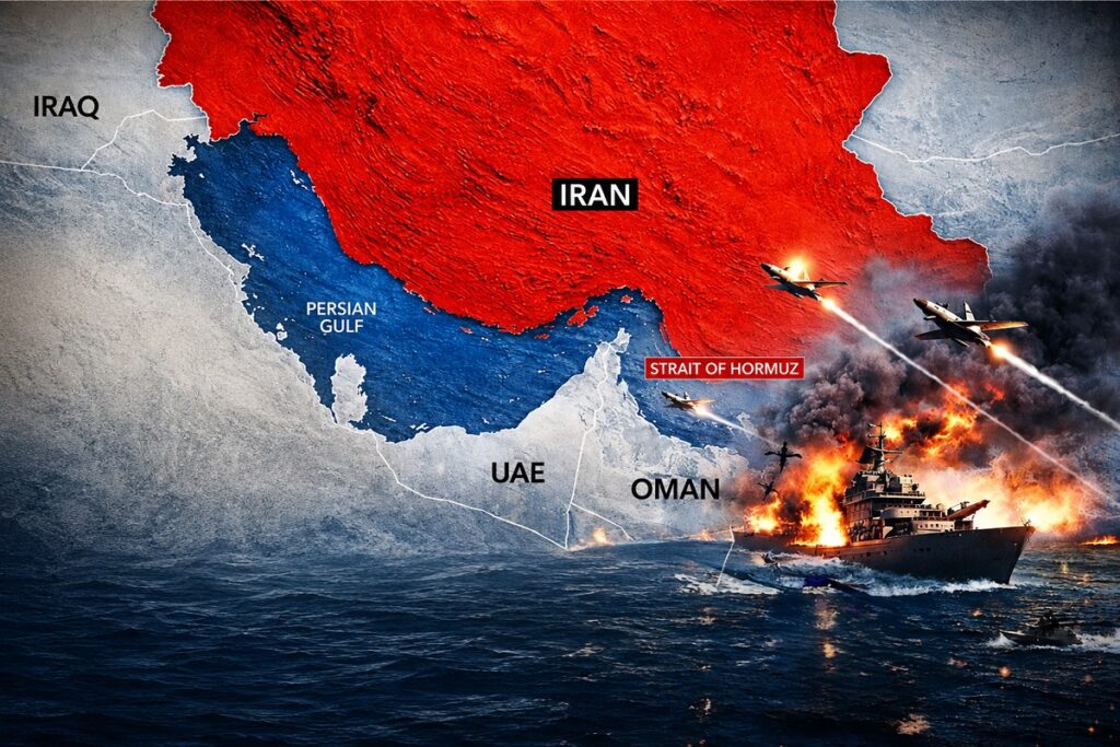 Iran Attacks Qatar, Bahrain, Kuwait, Oman, Jordan and UAE After Fresh US Strikes Over Hormuz